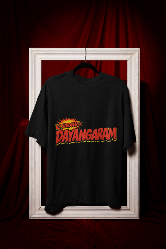 DAYANGARAM Custom T-Shirt – VJ Sidhhu Vlogs Edition