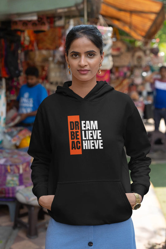 Dream Big Custom Hoodie – Personalized Motivational Sweatshirt ZENZTEES+3