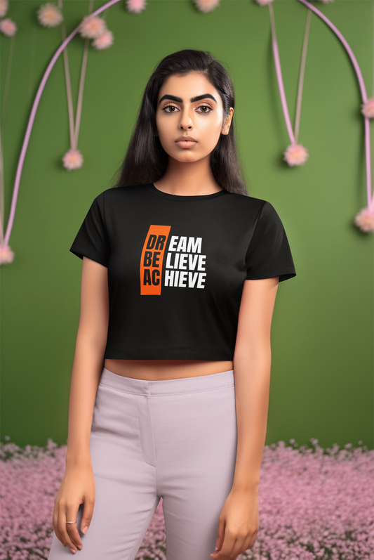 DREAM BELIEVE ACHIEVE || Customize T-Shirts