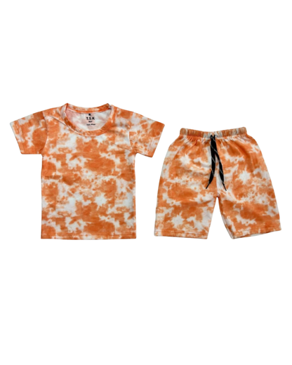 Cute Cartoon Printed Kids Night Suit Set – Soft Cotton Half Sleeve Top & Shorts for Boys & Girls ZENZTEES